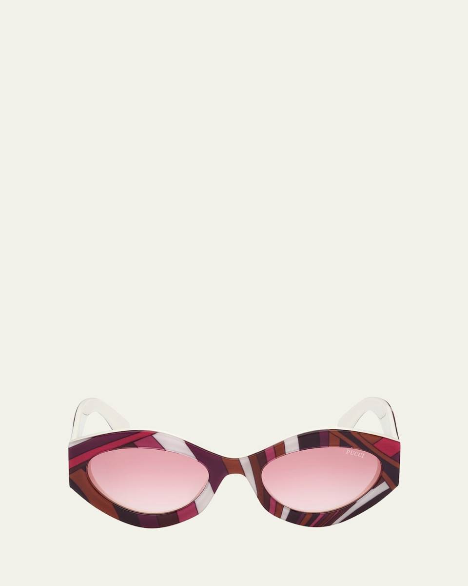 Cat-Eye Acetate Sunglasses